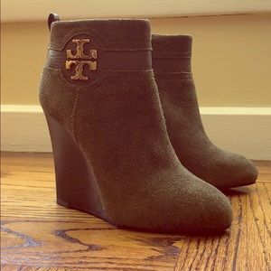 Tory Burch wedge booties